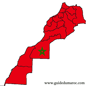 Carte régions Maroc