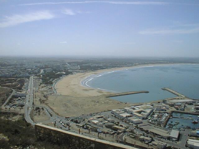 Agadir Maroc plage port