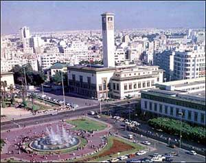 Casablanca Maroc centre ville grande place