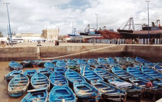 Essaouira Maroc barque mer port ouest