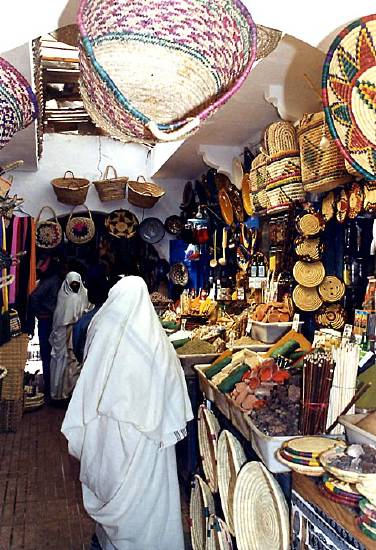 Essaouira Maroc magasin ville marches