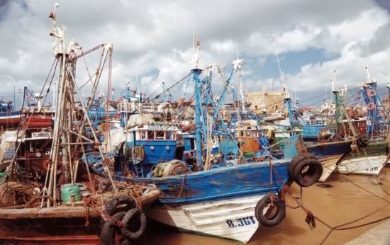 Essaouira Maroc mer bateau port ouest