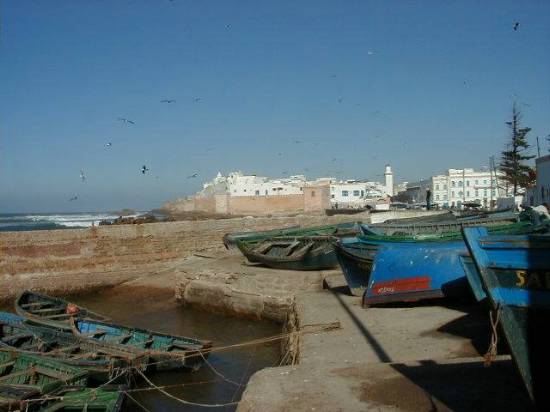 Essaouira Maroc port barque mer mogador