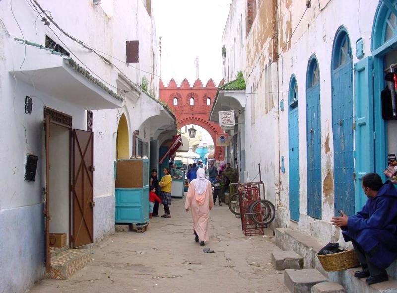 Larache Maroc rue medina1