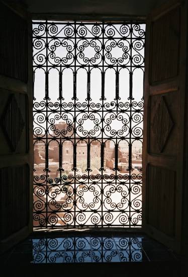 Marrakech Maroc architecture fenêtre sud