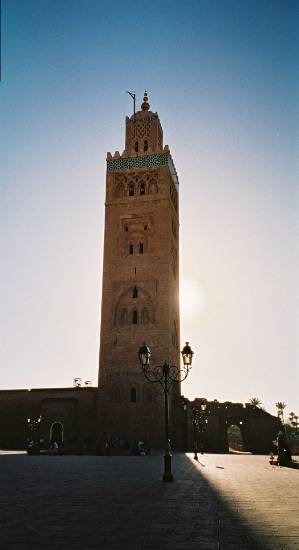 Marrakech Maroc architecture koutoubia mosquée