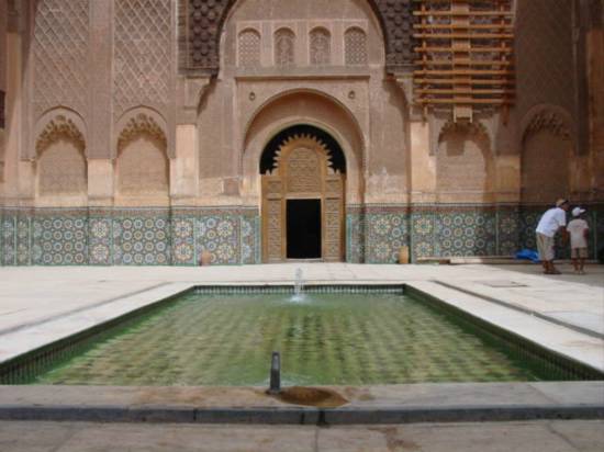 Marrakech Maroc architecture medersa