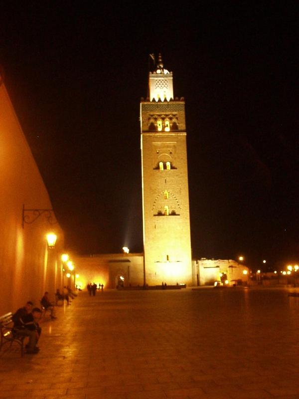 Marrakech Maroc de nuit