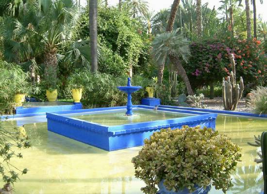 Marrakech Maroc divers jardins jardin