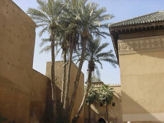 Marrakech Maroc église lieu architecture tombeaux