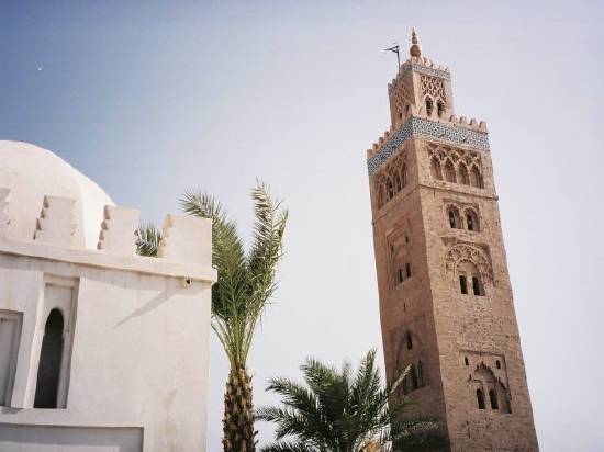 Marrakech Maroc église lieu villes grandeur