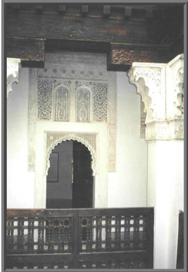 Marrakech Maroc facade architecture madrasat zaouiat