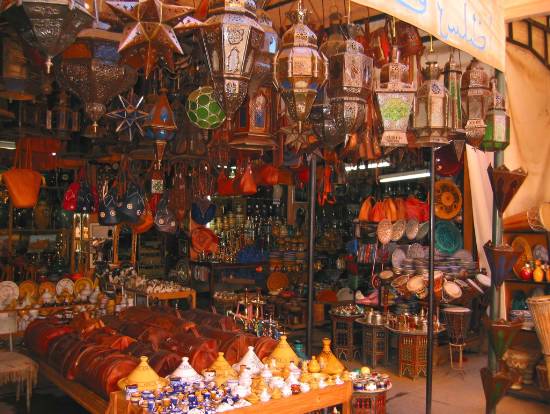 Marrakech Maroc magasin villes est souks marrakech