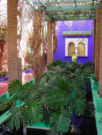 Marrakech Maroc maison demeure architecture couleurs villa