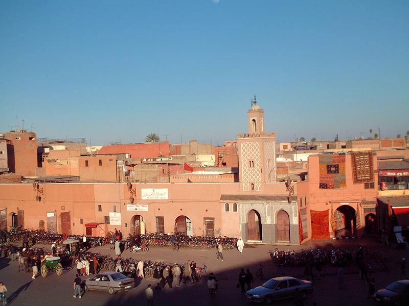 Marrakech Maroc ville rouge