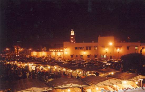 Marrakech Maroc villes place Marrakech
