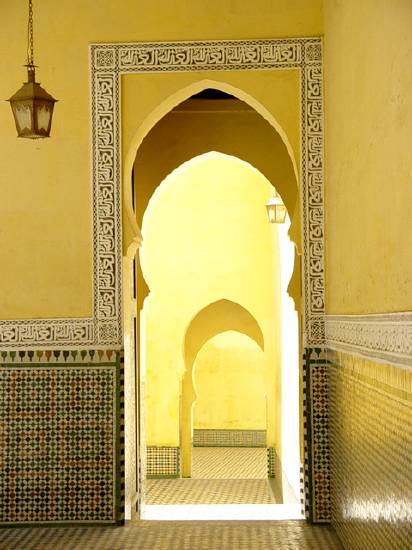 Meknès Maroc facade architecture mausolee