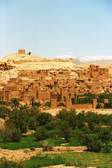 Ouarzazate Maroc village foret désert