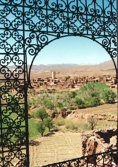 Ouarzazate Maroc village telouet haut