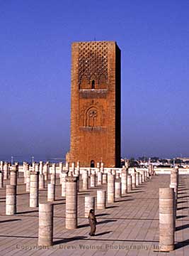 Rabat Maroc tour Hassan vue
