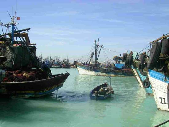 Agadir Maroc mer bateau