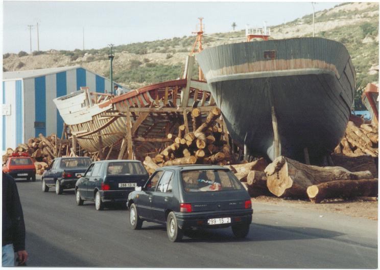 Agadir Maroc photo route port